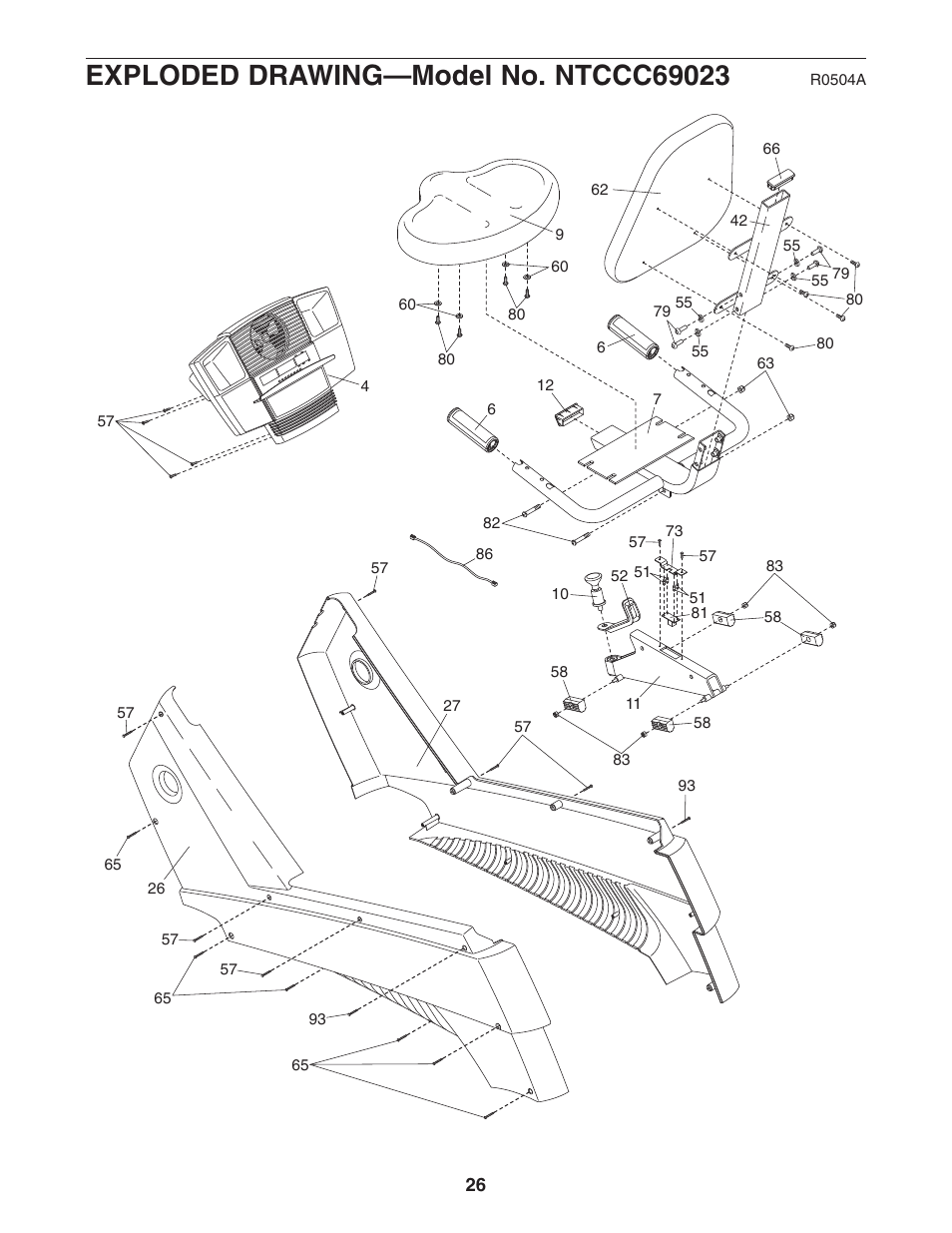 NordicTrack NTCCC69023 User Manual | Page 26 / 28