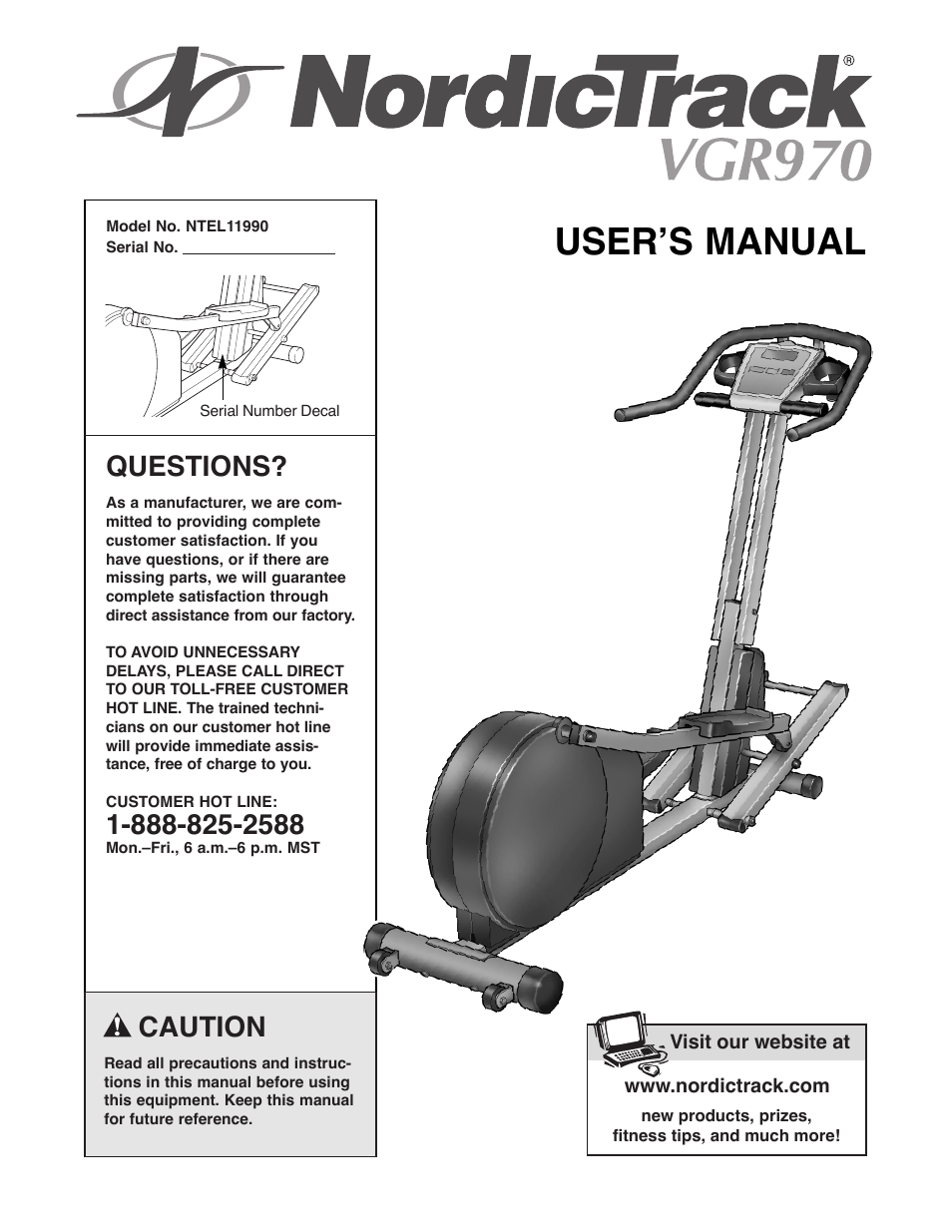 NordicTrack NTEL11990 User Manual | 24 pages