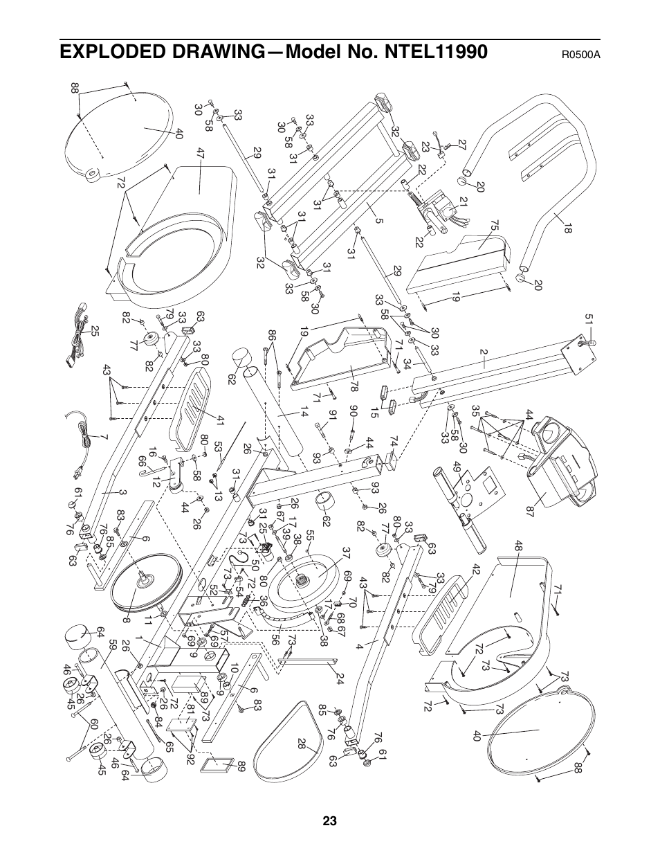NordicTrack NTEL11990 User Manual | Page 23 / 24