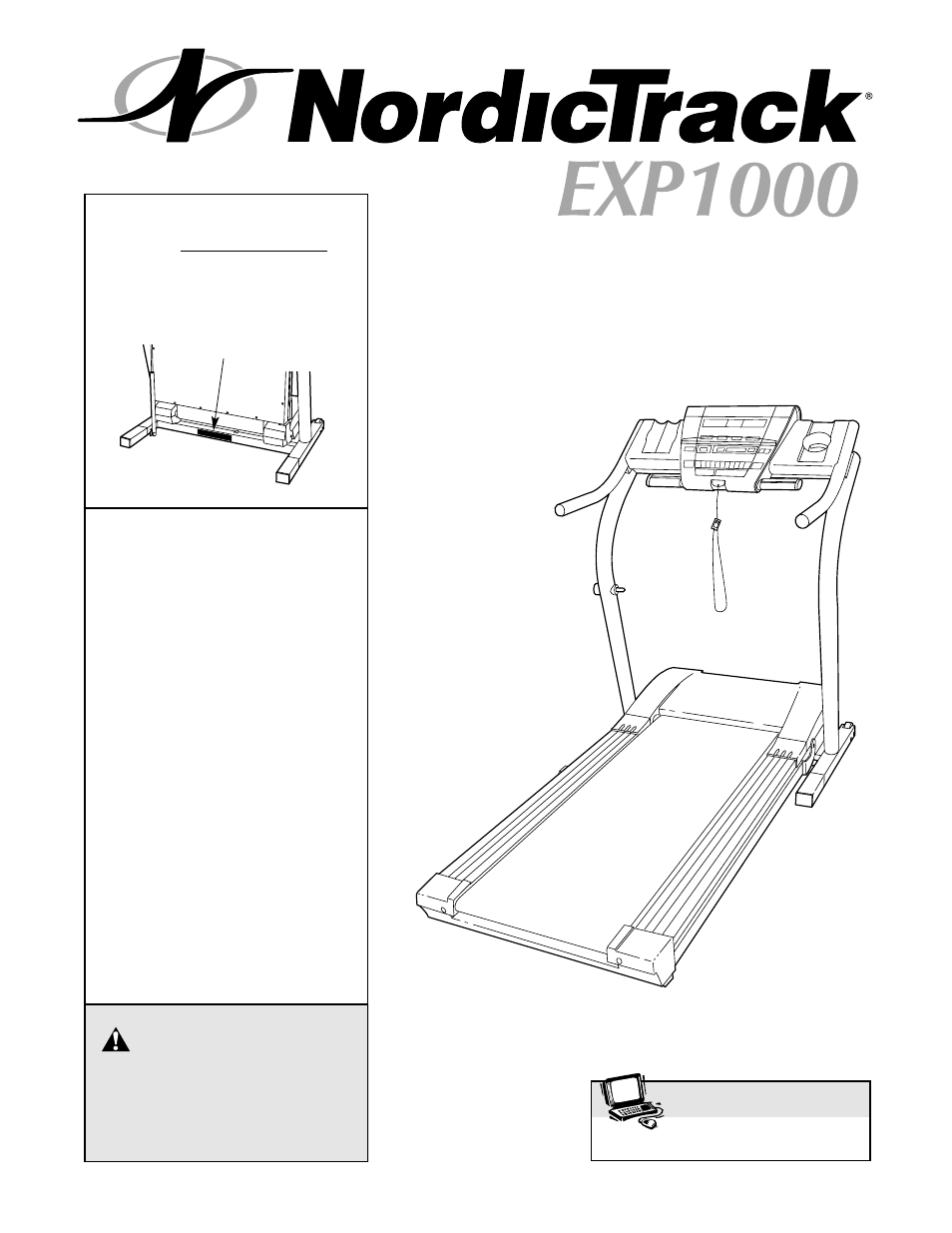 NordicTrack EXP1000 NCTL09992 User Manual | 30 pages