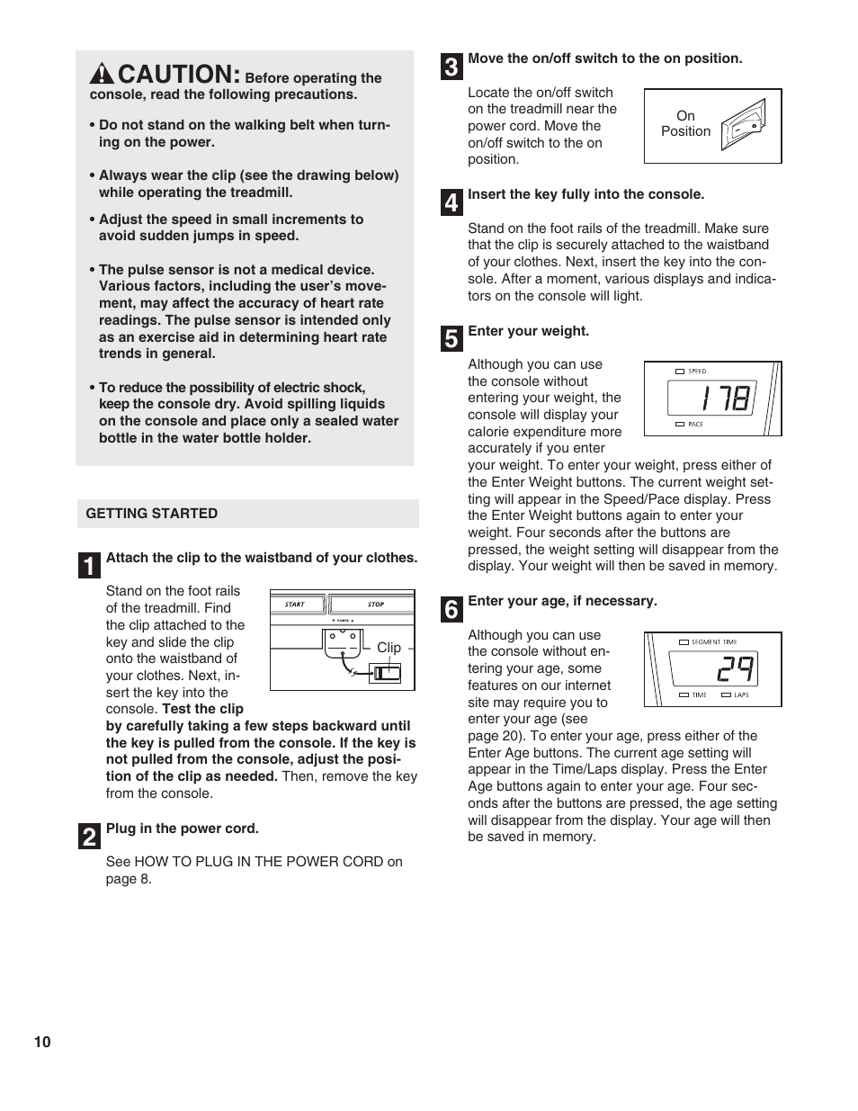 NordicTrack EXP1000 NTTL09990 User Manual | Page 10 / 30