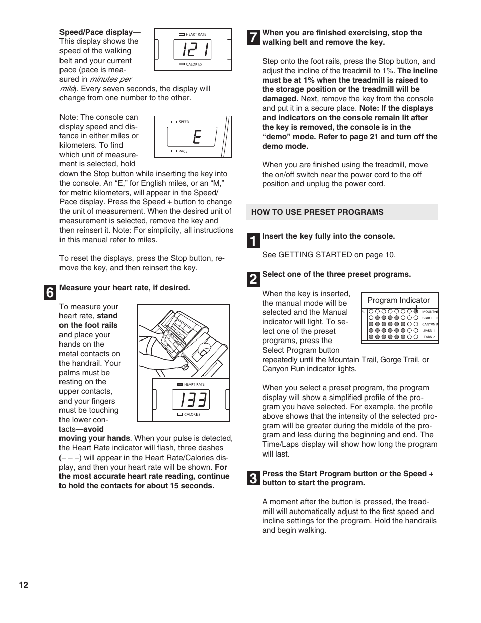 NordicTrack EXP1000 NTTL09990 User Manual | Page 12 / 30