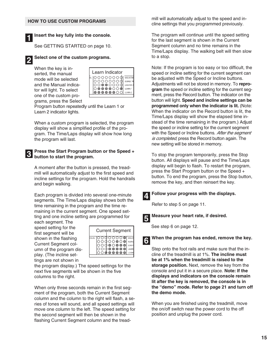 NordicTrack EXP1000 NTTL09990 User Manual | Page 15 / 30