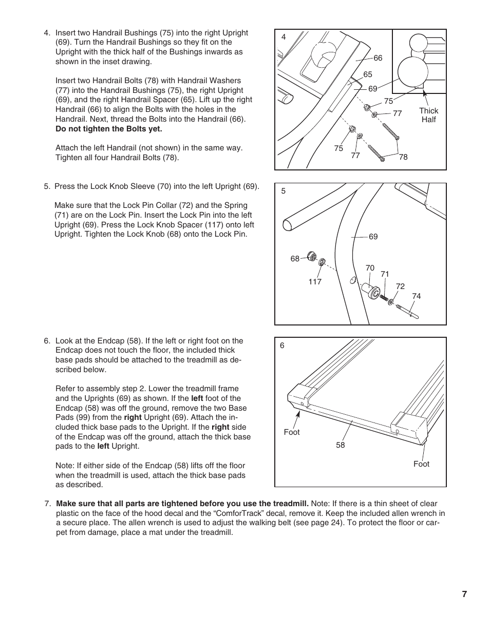 NordicTrack EXP1000 NTTL09990 User Manual | Page 7 / 30