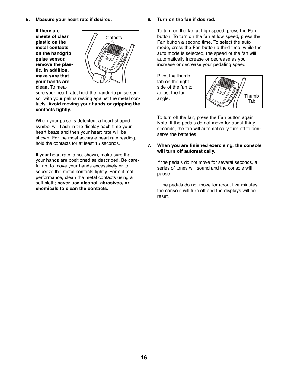 NordicTrack ASR 630 831.23765.0 User Manual | Page 16 / 28