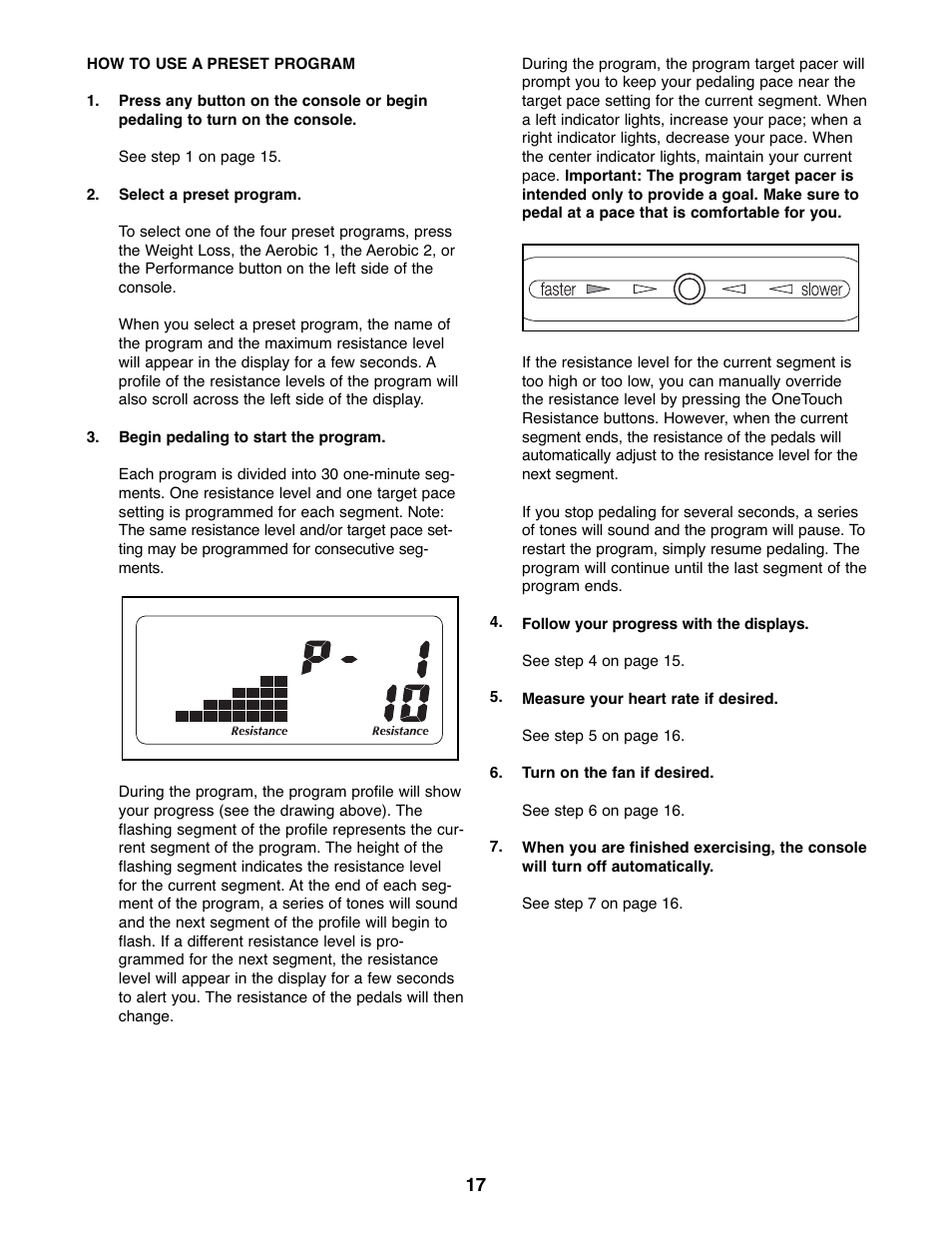 NordicTrack ASR 630 831.23765.0 User Manual | Page 17 / 28