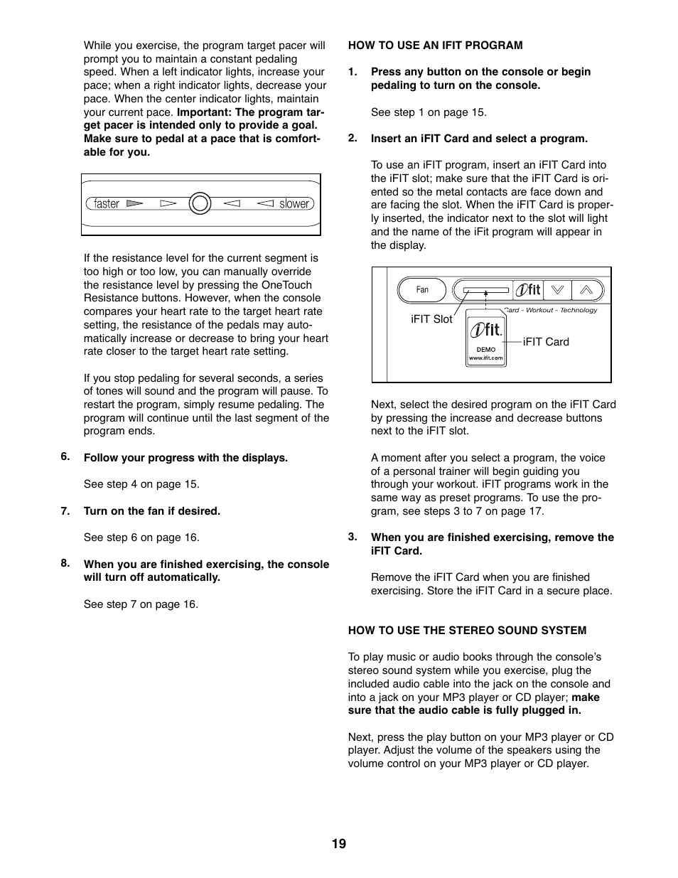 NordicTrack ASR 630 831.23765.0 User Manual | Page 19 / 28