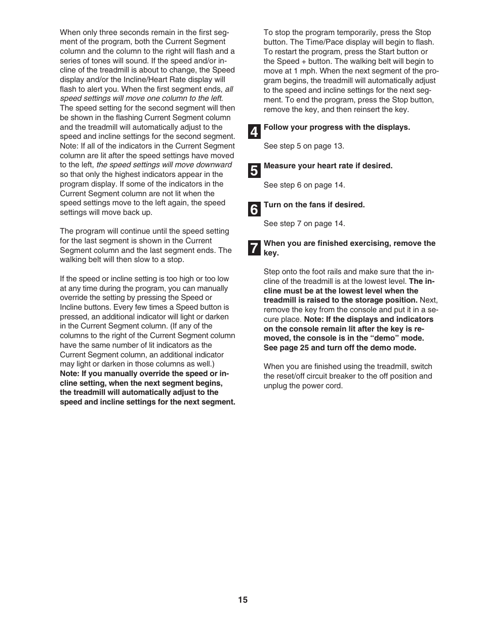NordicTrack C 2300 NCTL12940 User Manual | Page 15 / 38