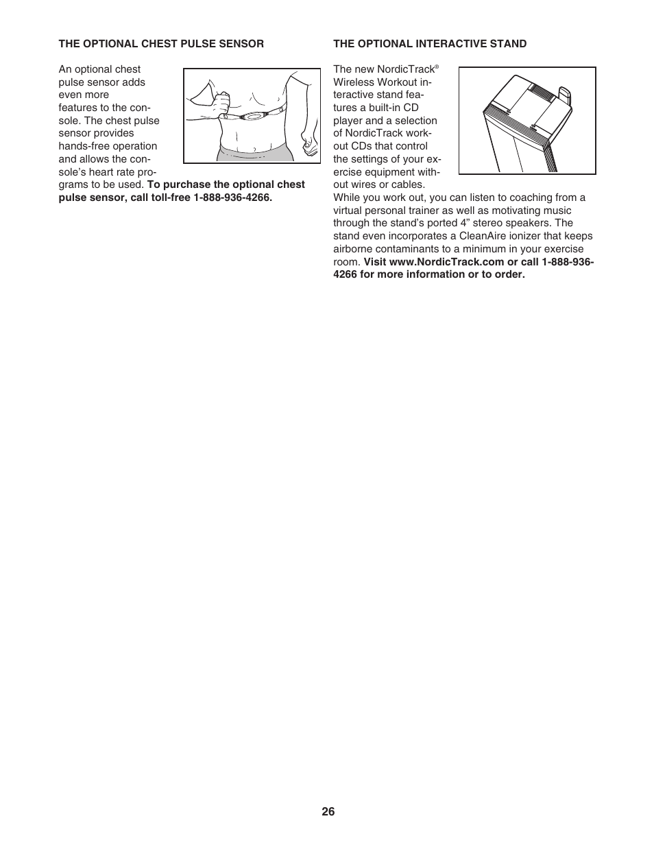 NordicTrack C 2300 NCTL12940 User Manual | Page 26 / 38