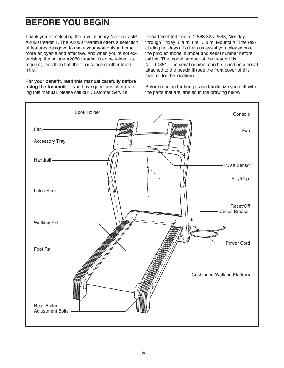 Before you begin | NordicTrack NTL10851 User Manual | Page 5 / 34