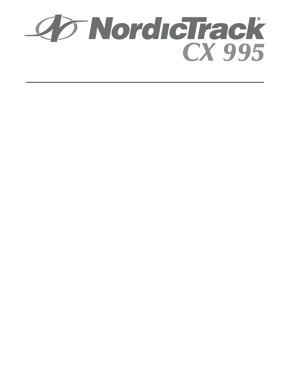 NordicTrack NTE13920 User Manual | Page 2 / 32