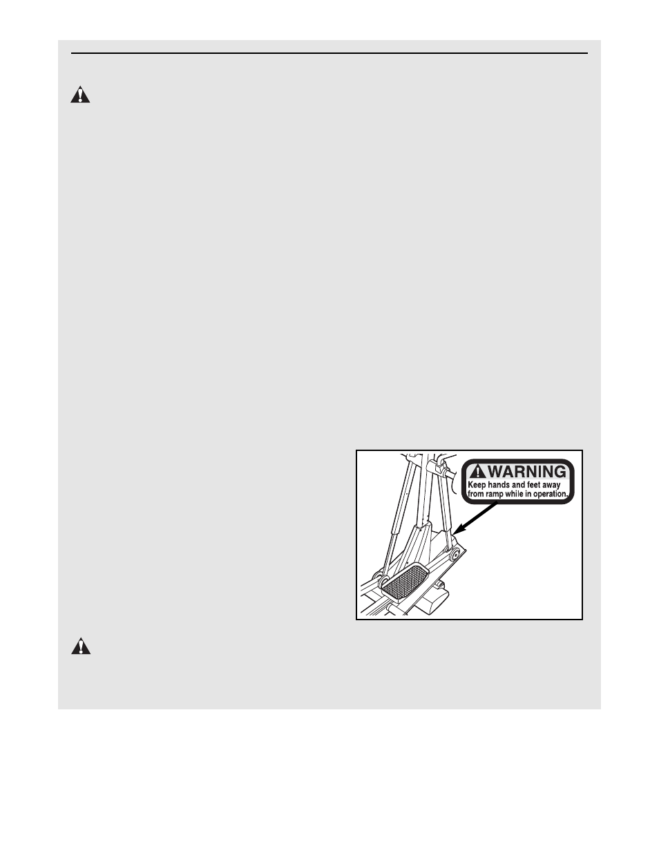 Important precautions warning, Warning | NordicTrack NTE13920 User Manual | Page 3 / 32