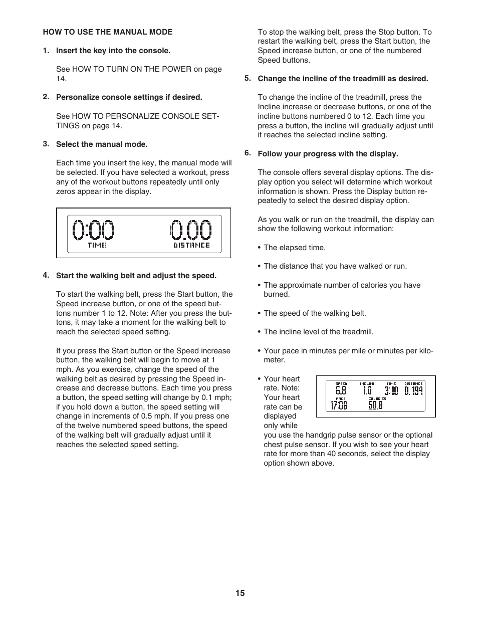 NordicTrack C 2500 NTL09007.0 User Manual | Page 15 / 36