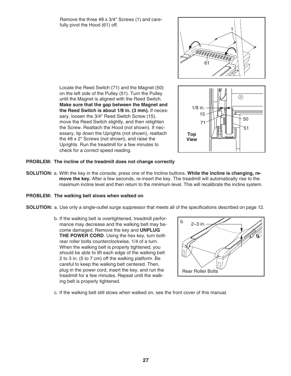 NordicTrack C 2500 NTL09007.0 User Manual | Page 27 / 36