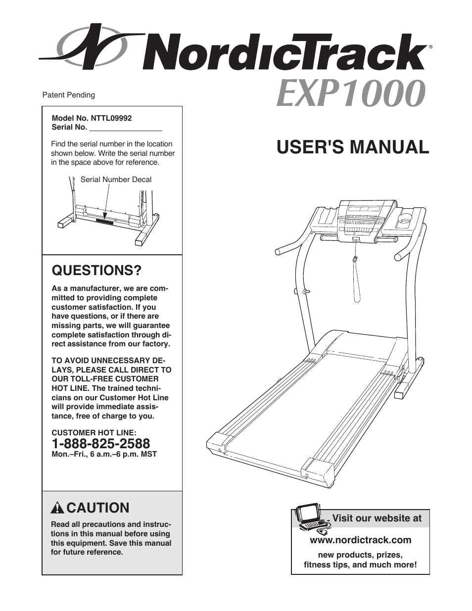 NordicTrack NTTL09992 User Manual | 30 pages