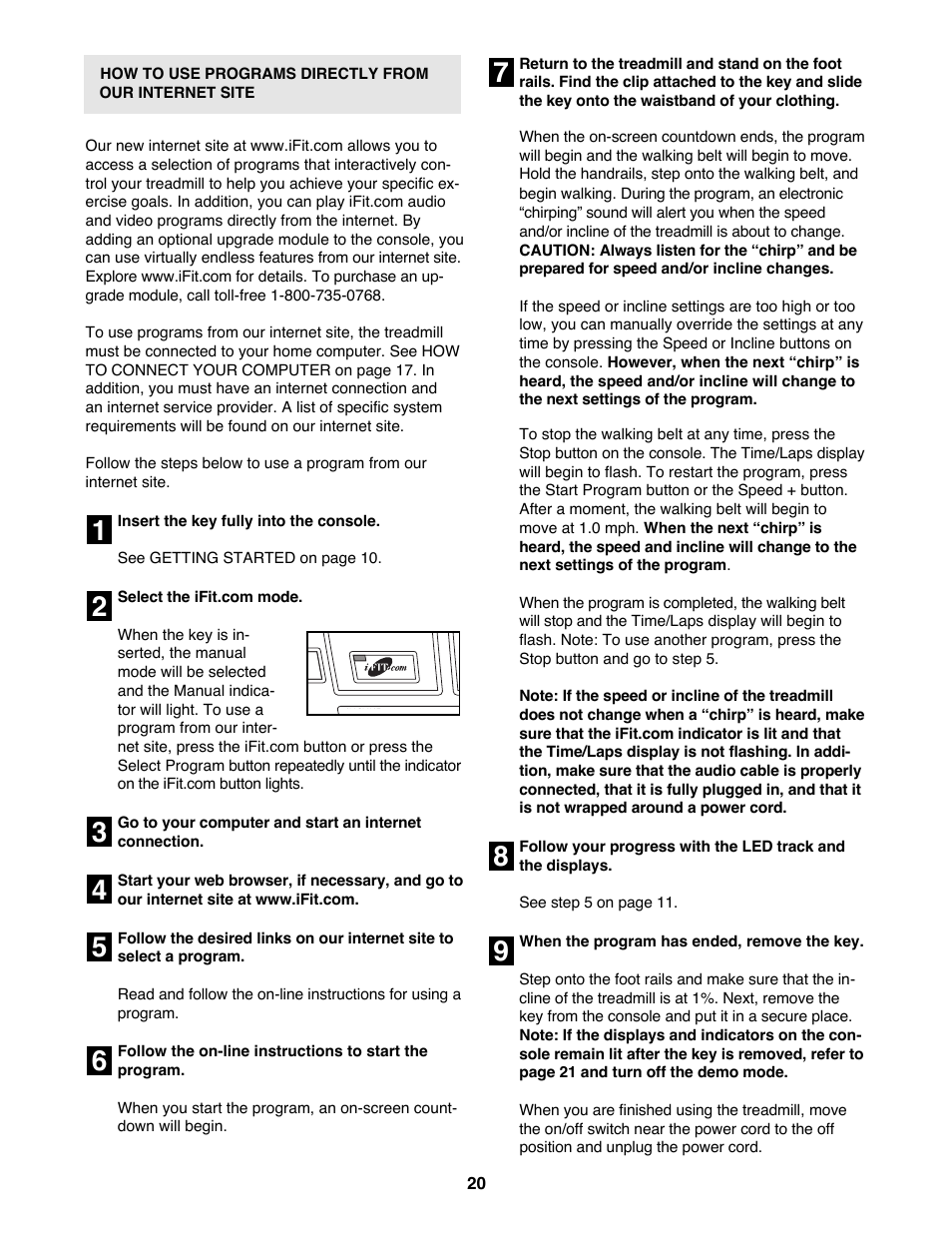 NordicTrack NTTL09992 User Manual | Page 20 / 30