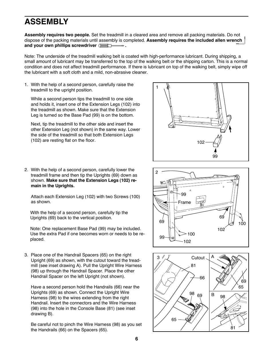 Assembly | NordicTrack NTTL15991 User Manual | Page 6 / 34