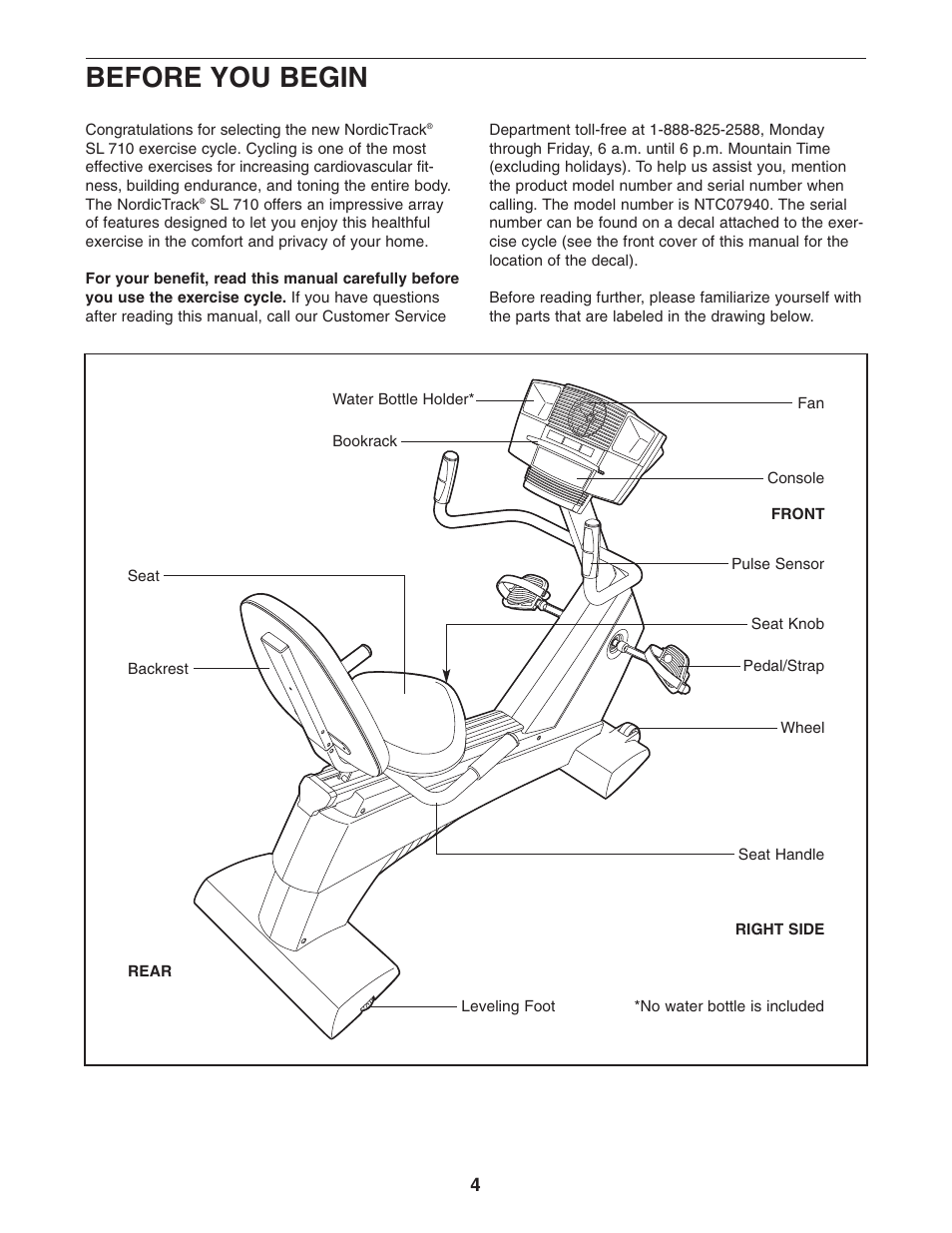 Before you begin | NordicTrack NTC07940 User Manual | Page 4 / 28