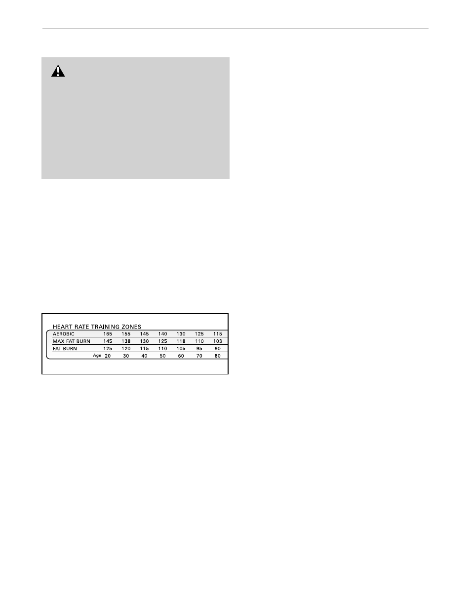 Conditioning guidelines, Warning | NordicTrack NTTL11510 User Manual | Page 25 / 30