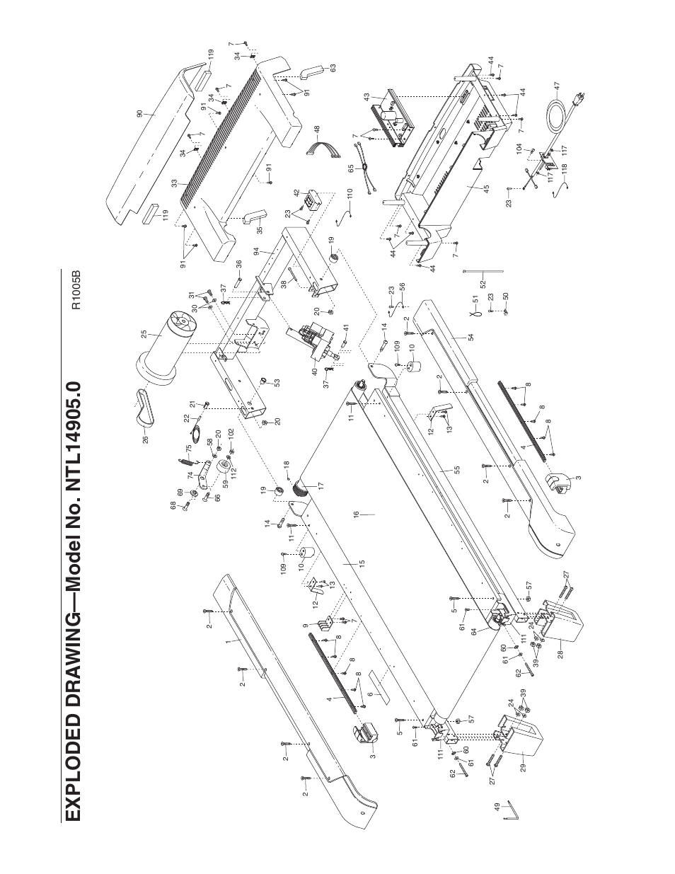R1 0 0 5 b | NordicTrack ViewPoint NTL14905.0 User Manual | Page 40 / 42