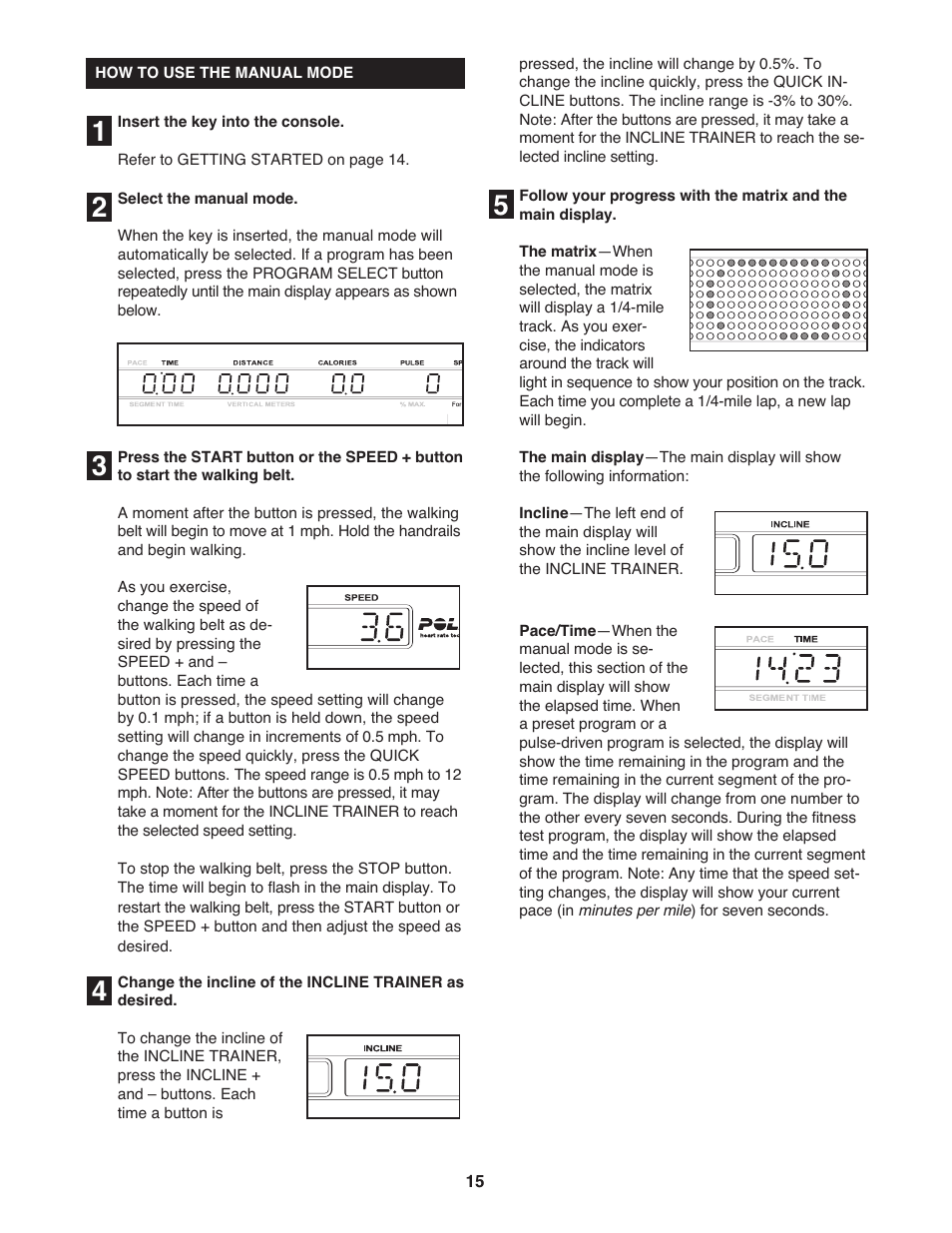 NordicTrack Incline Trainer 9800 User Manual | Page 16 / 43