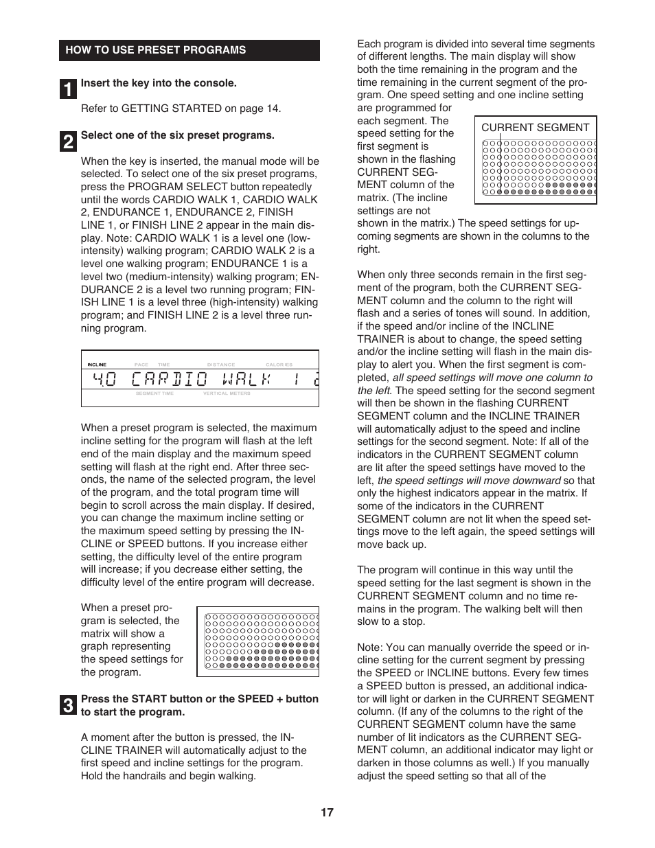 NordicTrack Incline Trainer 9800 User Manual | Page 18 / 43