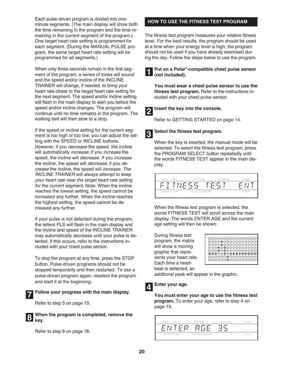 NordicTrack Incline Trainer 9800 User Manual | Page 21 / 43