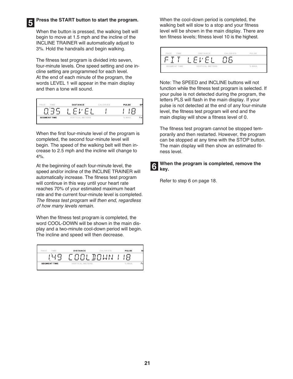 NordicTrack Incline Trainer 9800 User Manual | Page 22 / 43