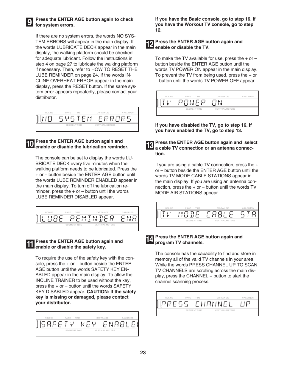 NordicTrack Incline Trainer 9800 User Manual | Page 24 / 43