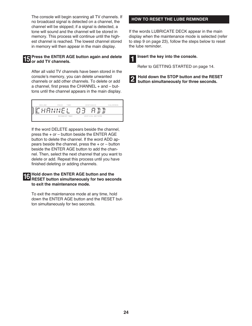 NordicTrack Incline Trainer 9800 User Manual | Page 25 / 43