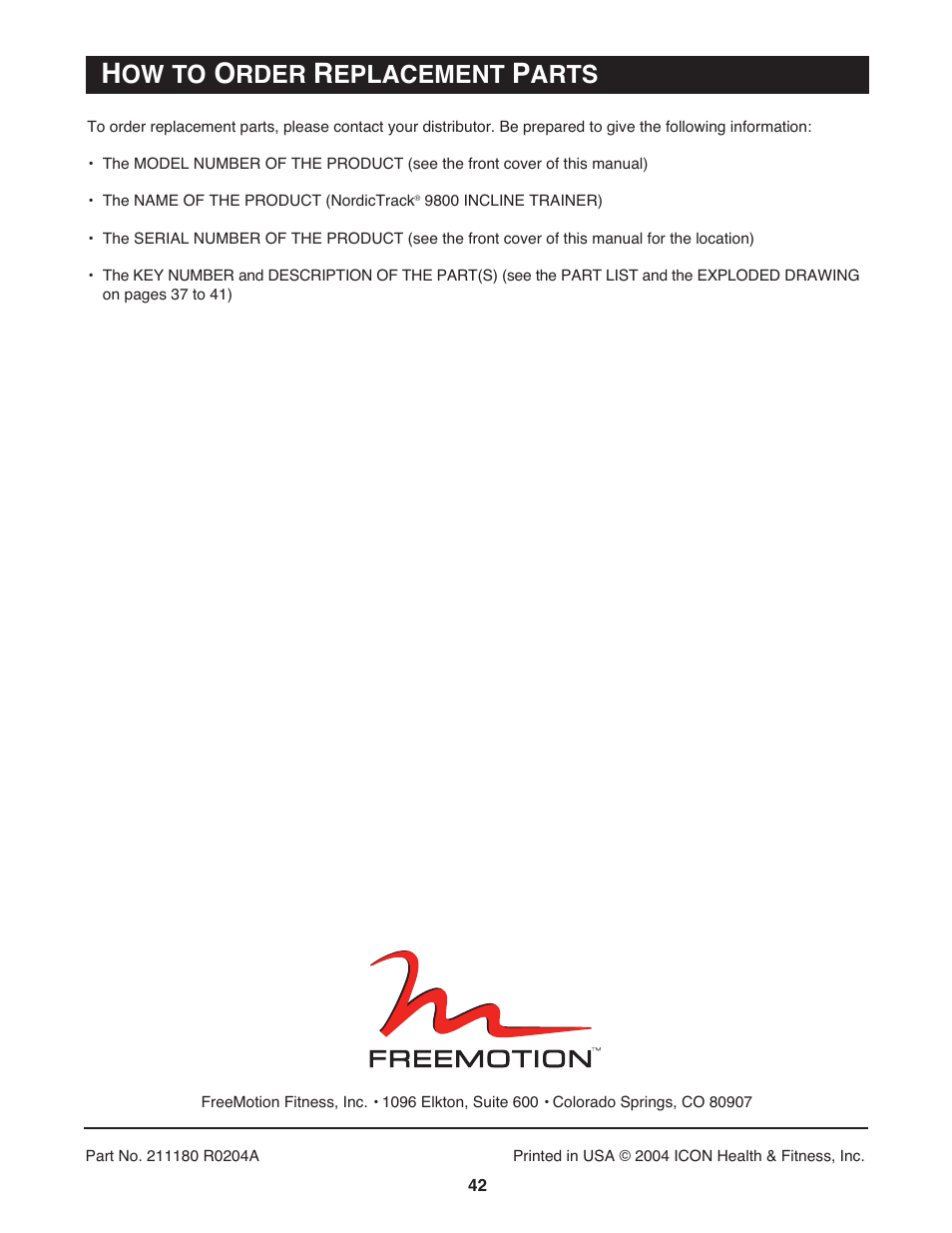 Seated hamstring | NordicTrack Incline Trainer 9800 User Manual | Page 43 / 43