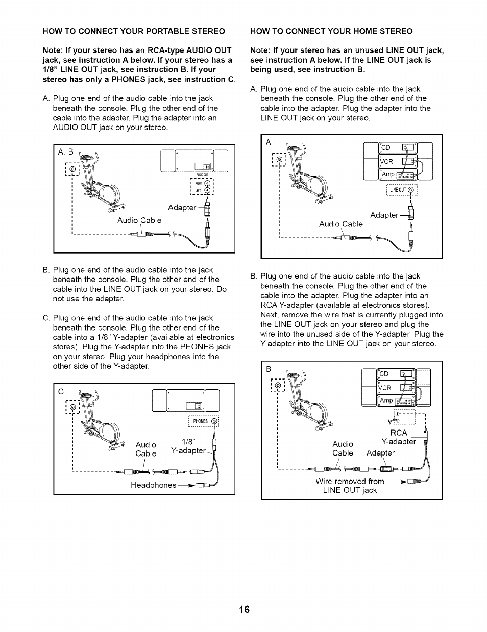 NordicTrack CXT 980 831.298651 User Manual | Page 16 / 24