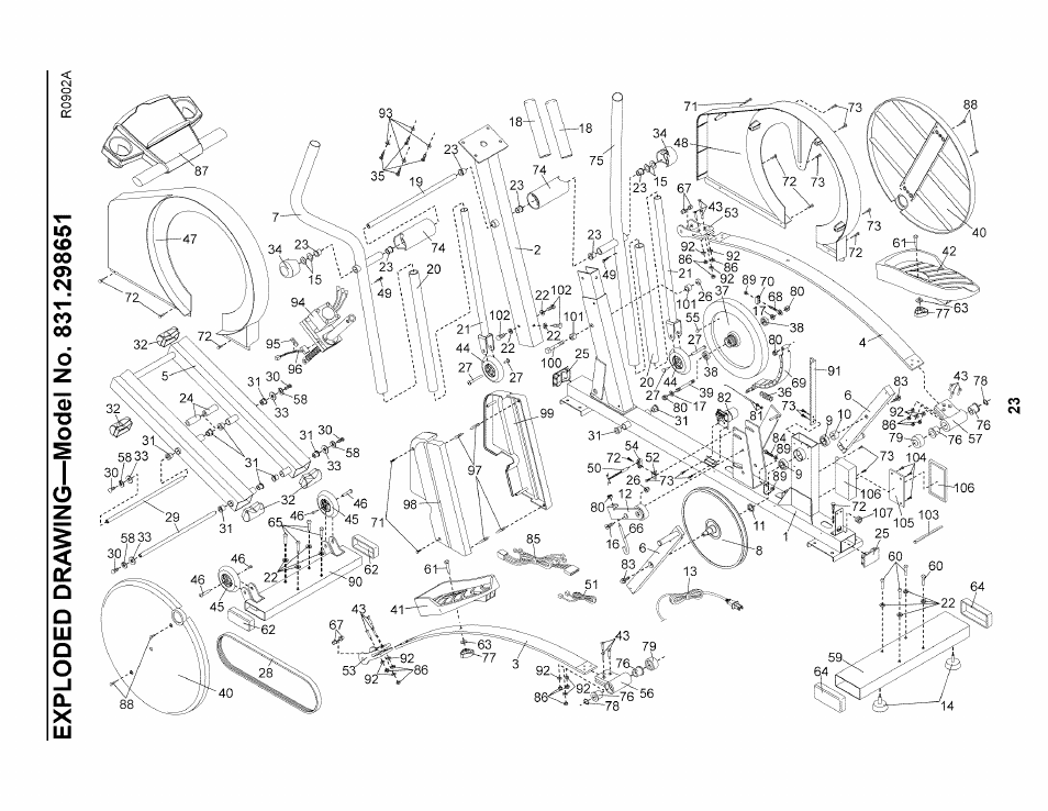 NordicTrack CXT 980 831.298651 User Manual | Page 23 / 24