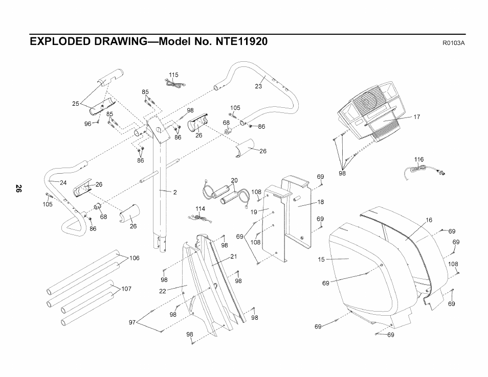 NordicTrack NTE11920 User Manual | Page 26 / 28