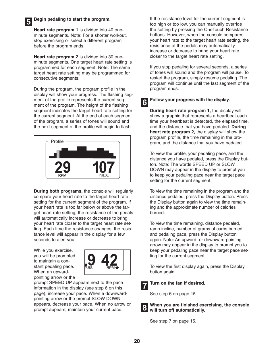 NordicTrack AUDIOSTRIDER NTEL7906.1 User Manual | Page 20 / 28