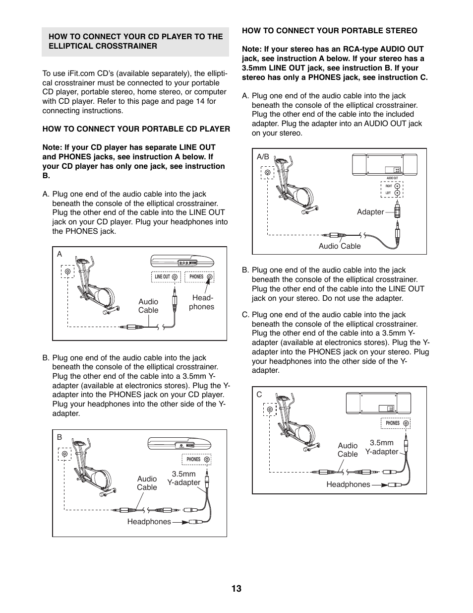 NordicTrack VGR940 NTEL08990 User Manual | Page 13 / 20