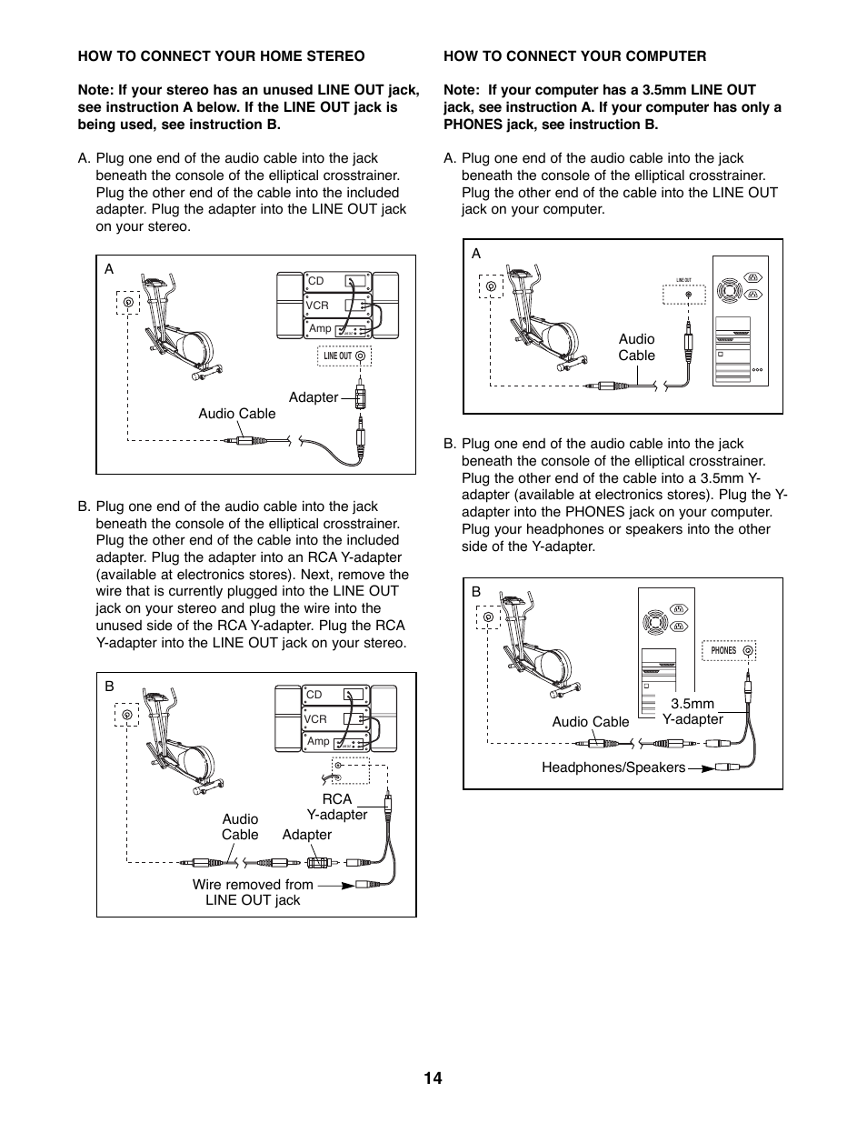 NordicTrack VGR940 NTEL08990 User Manual | Page 14 / 20
