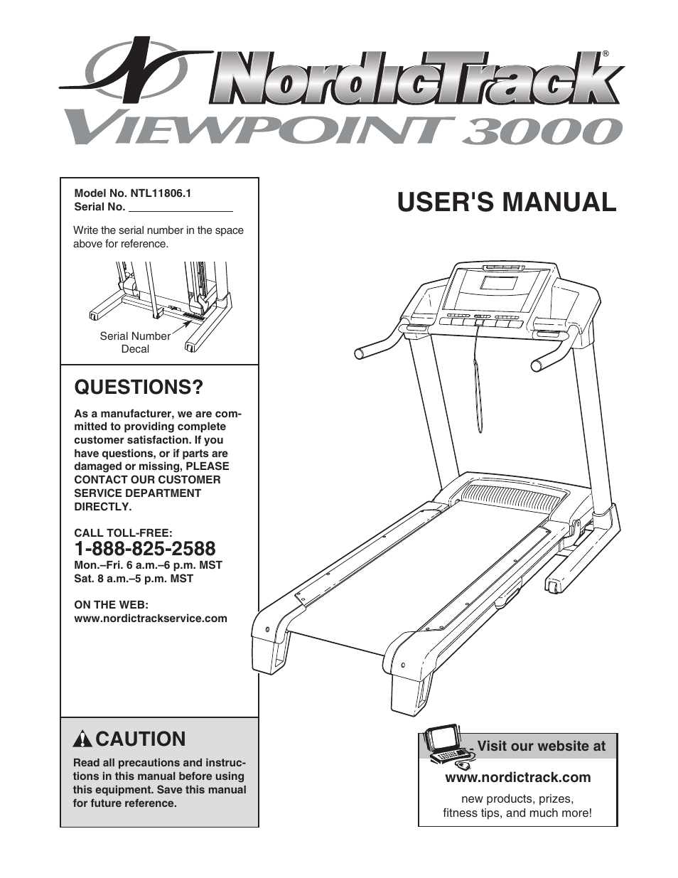 NordicTrack ViewPoint NTL11806.1 User Manual | 40 pages