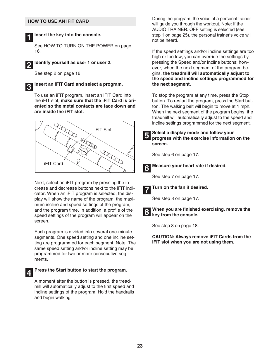 NordicTrack ViewPoint NTL11806.1 User Manual | Page 23 / 40