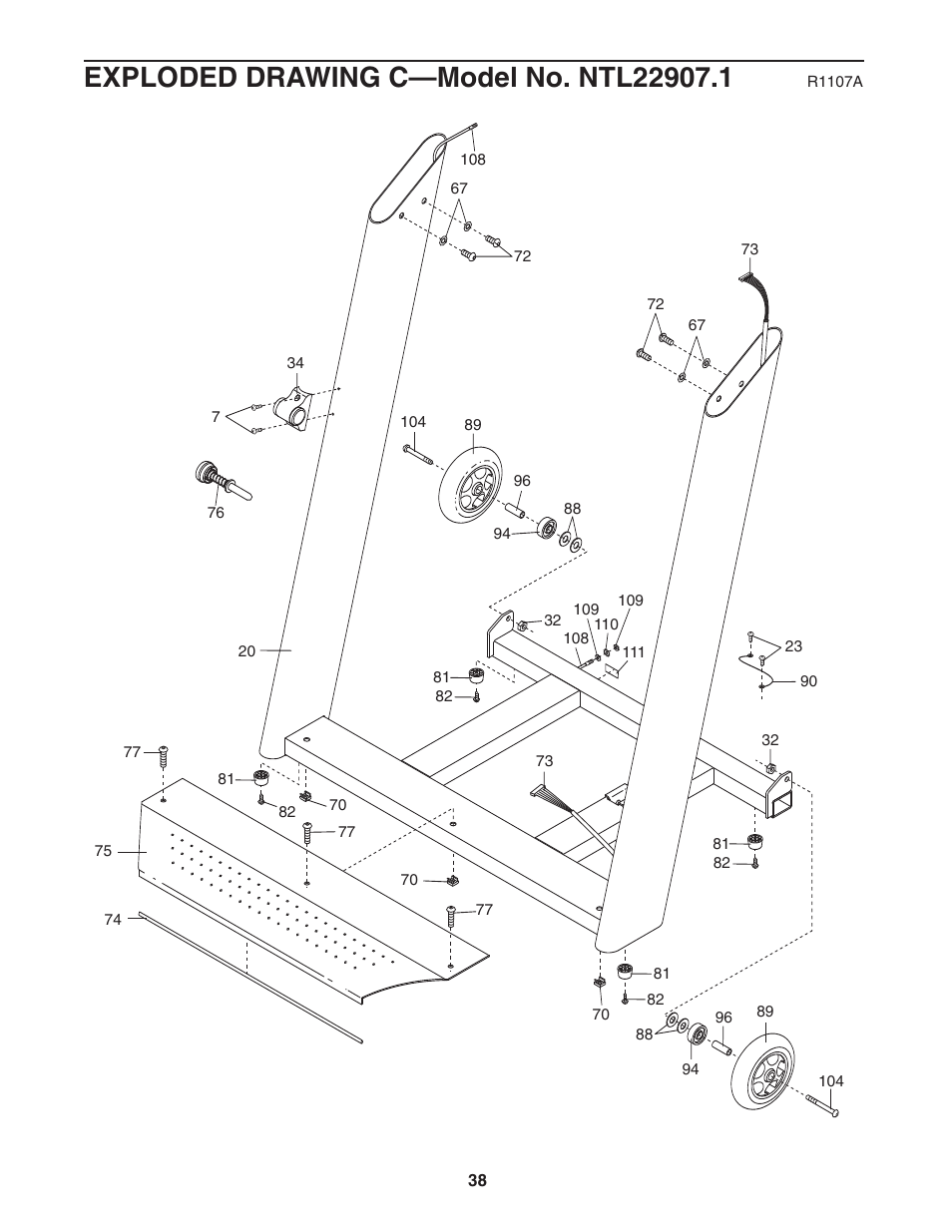 NordicTrack NTL22907.1 User Manual | Page 38 / 40