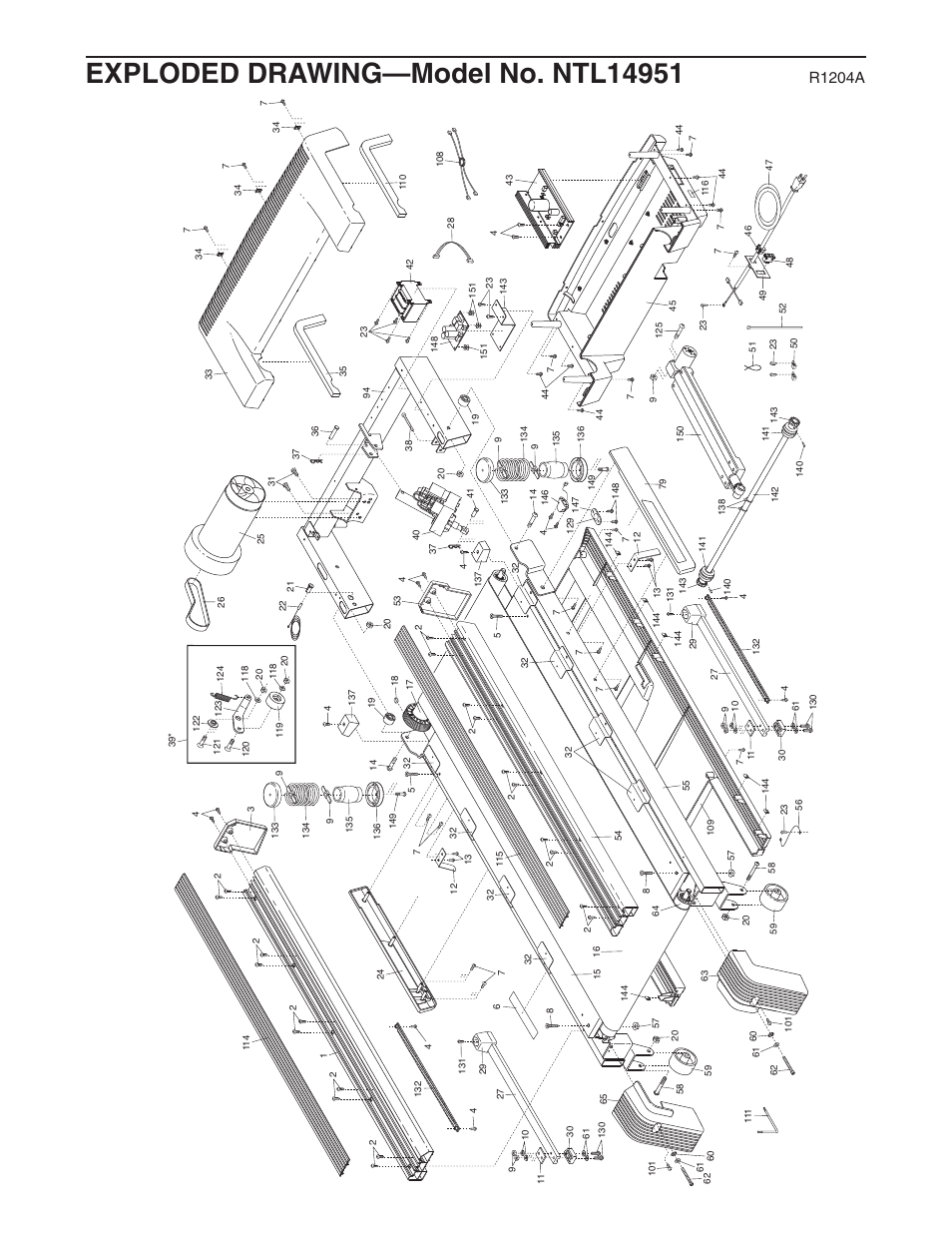 R1204a | NordicTrack NTL14951 User Manual | Page 36 / 38