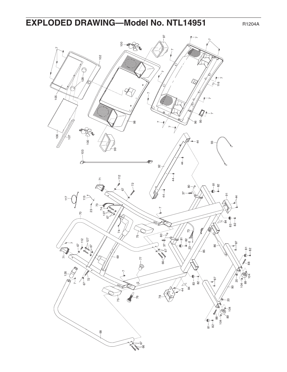 R1204a | NordicTrack NTL14951 User Manual | Page 37 / 38