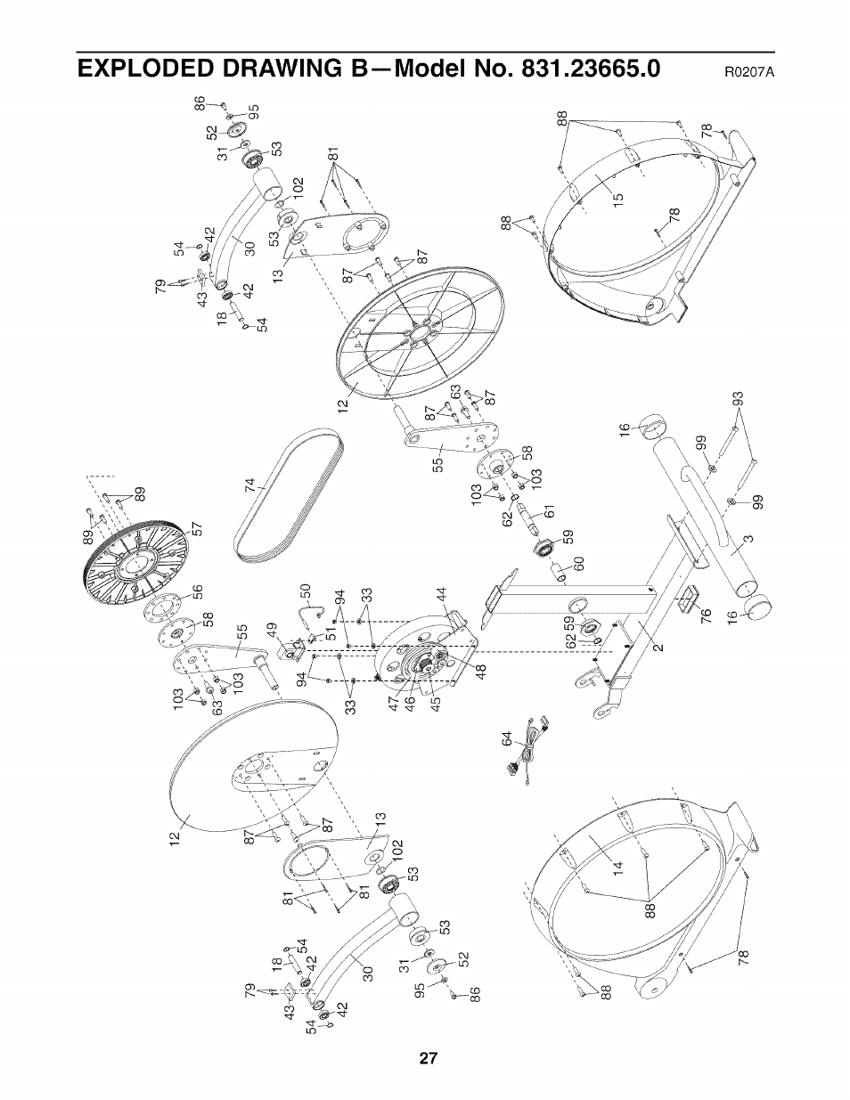 NordicTrack 831.23665.0 User Manual | Page 27 / 28