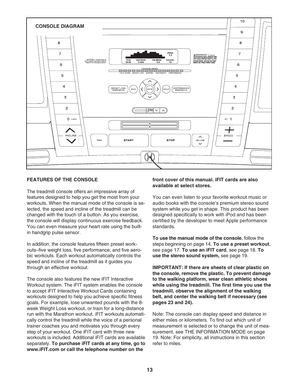 NordicTrack TREADMILL NTL07707.1 User Manual | Page 13 / 32