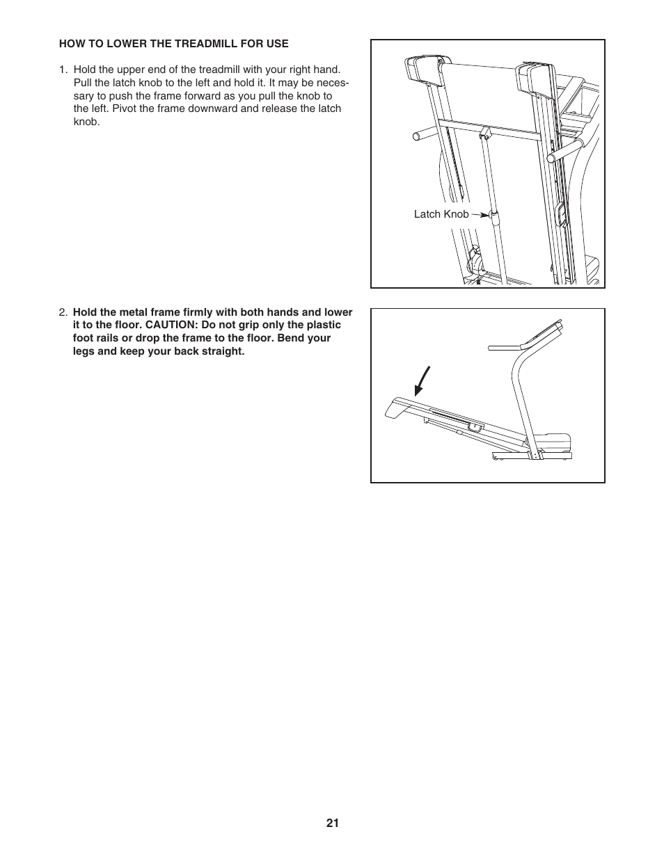 NordicTrack TREADMILL NTL07707.1 User Manual | Page 21 / 32