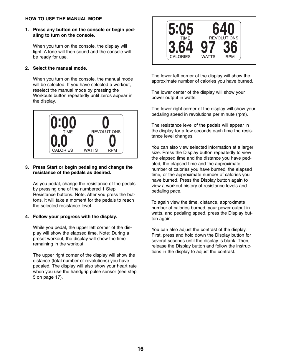 NordicTrack NTCW90907.0 User Manual | Page 16 / 28