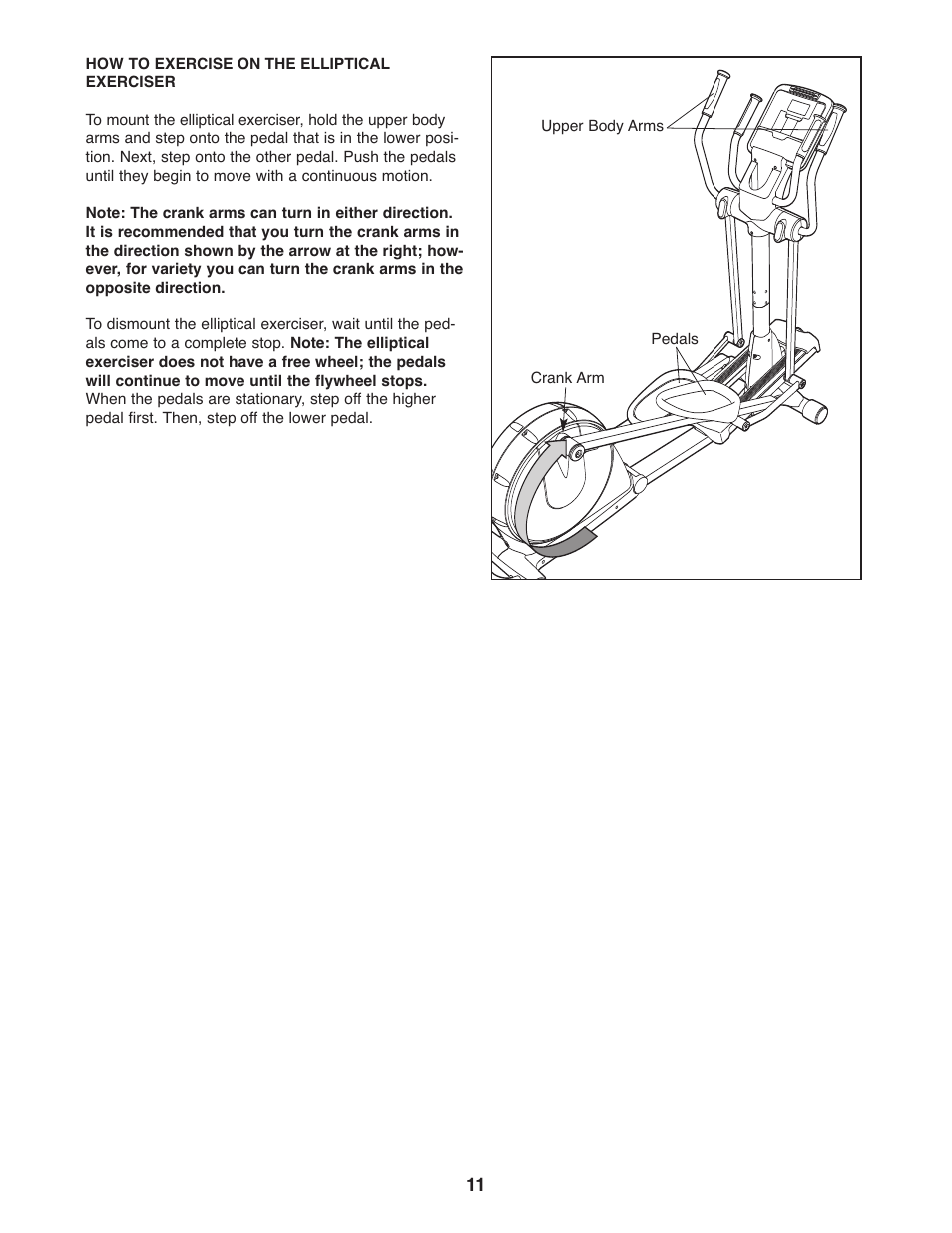 NordicTrack Audiostrider NTEL7706.1 User Manual | Page 11 / 24