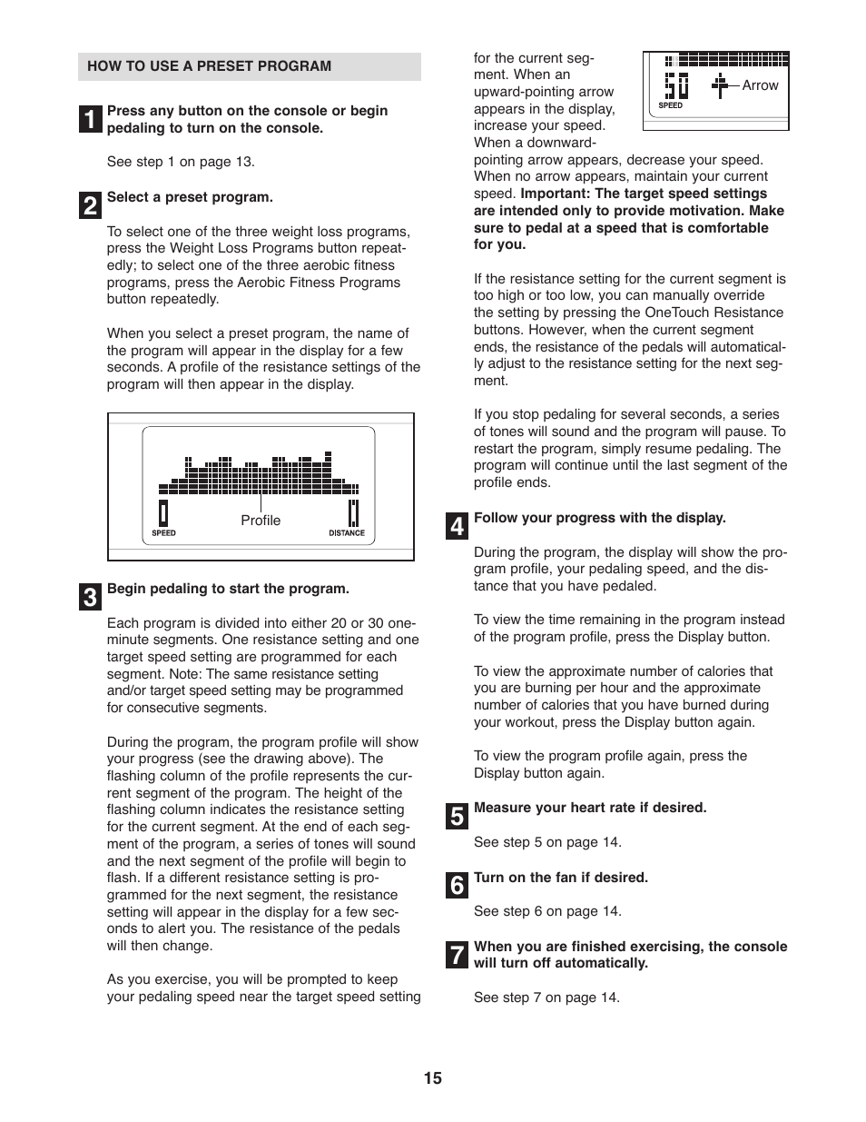 NordicTrack Audiostrider NTEL7706.1 User Manual | Page 15 / 24