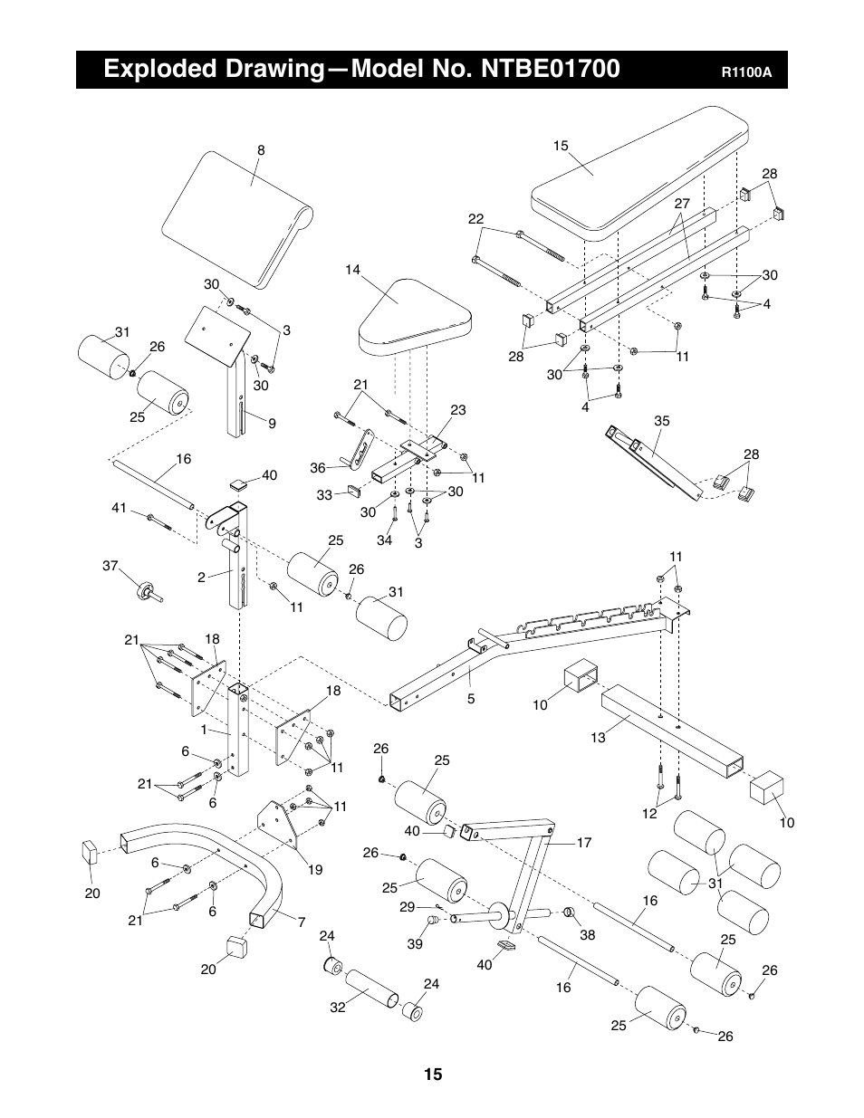 NordicTrack NTBE01700 User Manual | Page 15 / 16