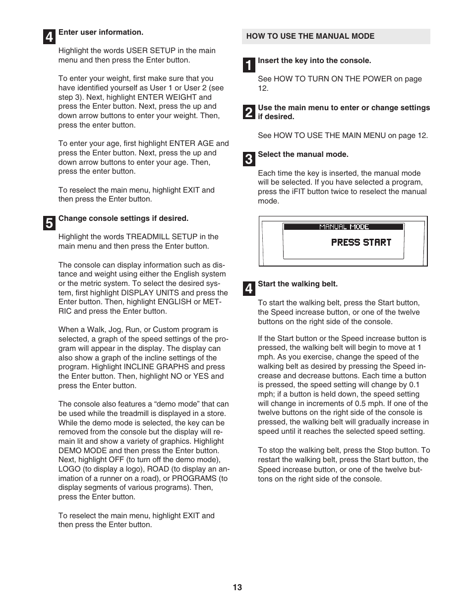 NordicTrack C2300 NTL12905.5 User Manual | Page 13 / 38